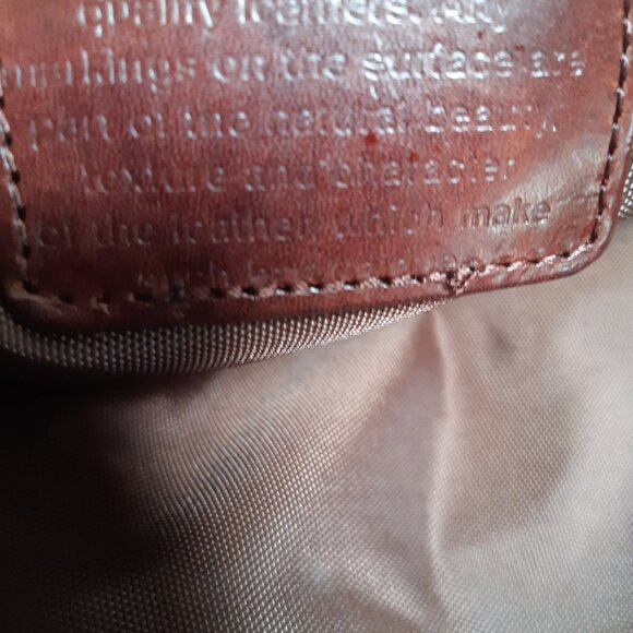 Brighton textile & Leather large satchel bag - Picture 10 of 13